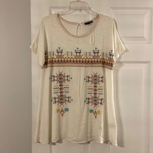 RXB Women Shirt size M excellent condition long 28” bust 38”